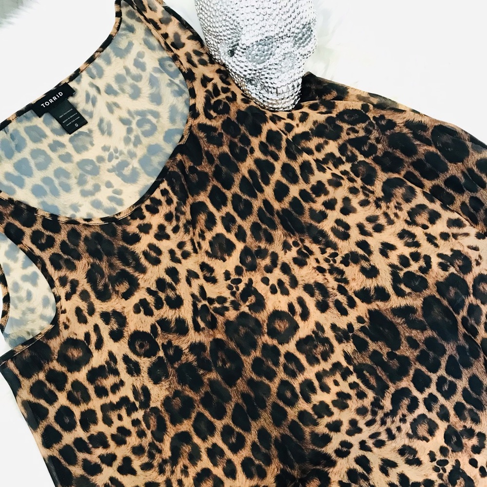 Torrid-Leopard print tank top